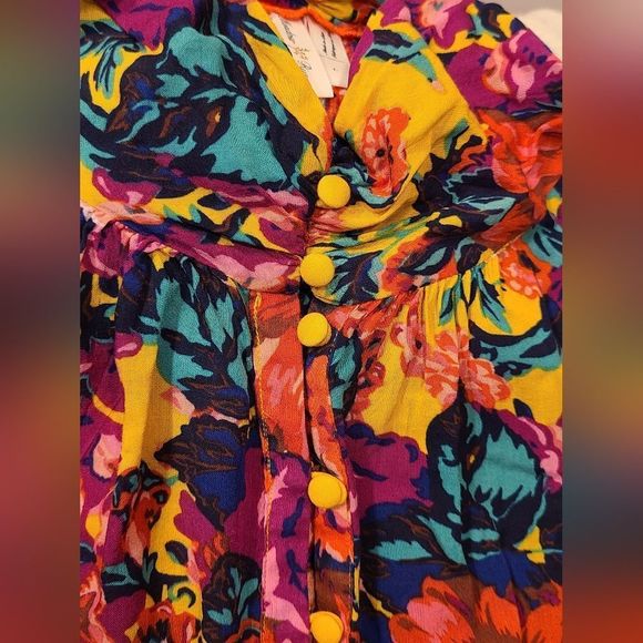 Anthropologie Floral Sleeveless Blouse - Multicolor - Picture 8 of 9